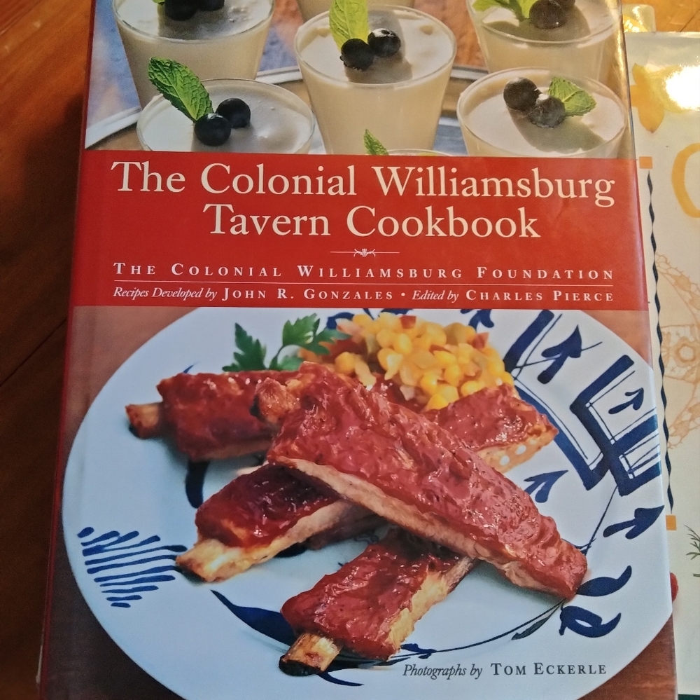 2 Colonial Williamsburg cookbooks in GUC